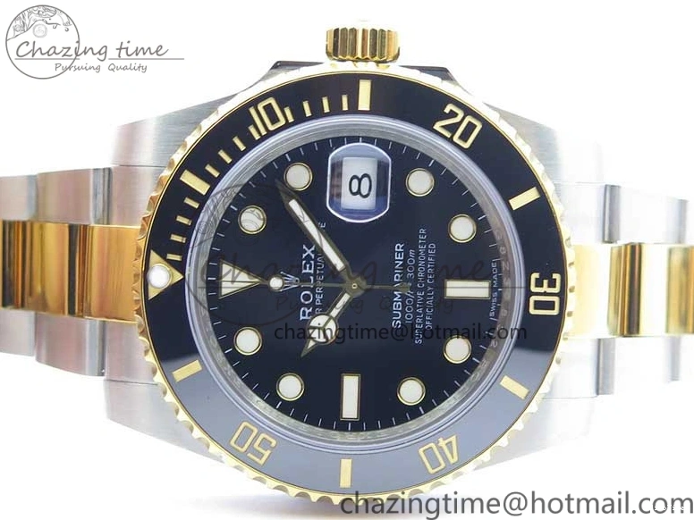 MiroTime 0309 Submariner 116613 LN Black Ceramic D1F 1:1 Best Edition Wrapped Gold SS Case and Bracelet A Lightweight 3186